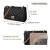 Gladdon Quilted Crossbody Purse for Women Trendy Ladies Shoulder Bag