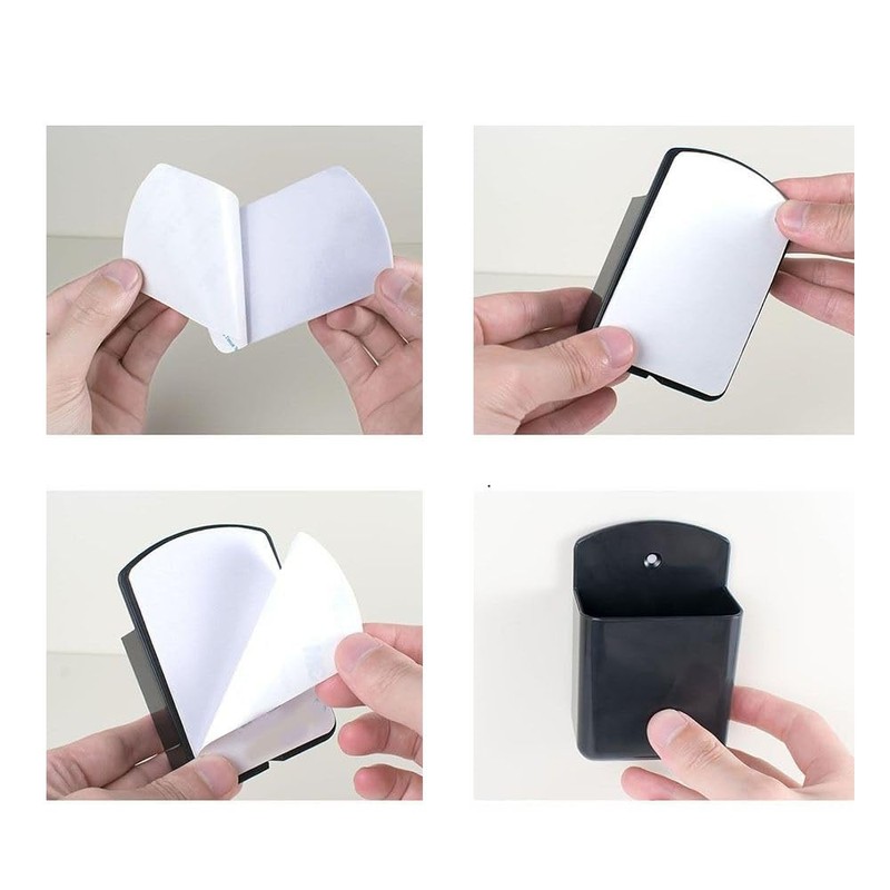 zaoalife 3 Pcs Wall Mounted Remote Control Holder Organizer, Adhesive