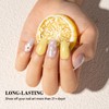 MelodySusie Semi Cured Gel Nail Strips (Cute Yellow)- Works with