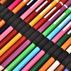 Pencil Case 200 Slots Rose Printed 4‑Layer Zipper Pen Holder