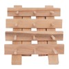 12 Spools Wooden Sewing Thread Holder Foldable Bobbin Hanging Rack