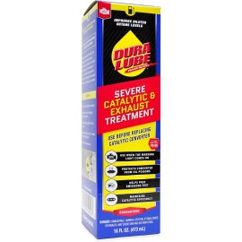 DURA LUBE 2 Pack Severe Catalytic and Exhaust Treatment Cleaner 16 Fl. oz.