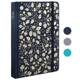TIEFOSSI Bullet Dot Journal, Vintage Notebook for Women and Men, 160 g/m², 192 Premium Pages, A5 Hardcover Notebook as a Gift, for Daily Writing in Travel Agency