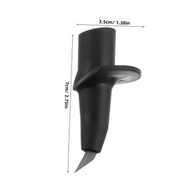 VICASKY Carbon Fiber Trekking Pole Tip Metal Hiking Feet for Walking Sticks Versatile Ski Pole Tips for Outdoor Activities