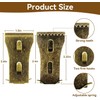 Walquicks 15 Pcs Heavy Duty Brick Hook Clips, Metal Wall