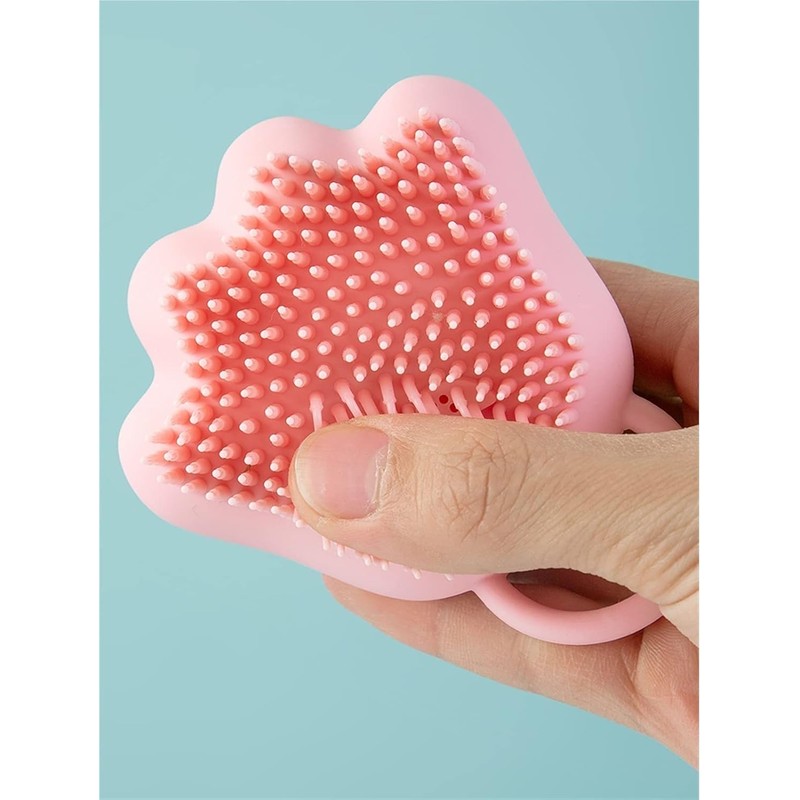 Cepillo de Baño de Silicona Rosa Seamue para Masaje y