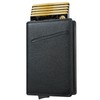 Gitygao Men's Mini Wallet, Small Wallet, Napa Black