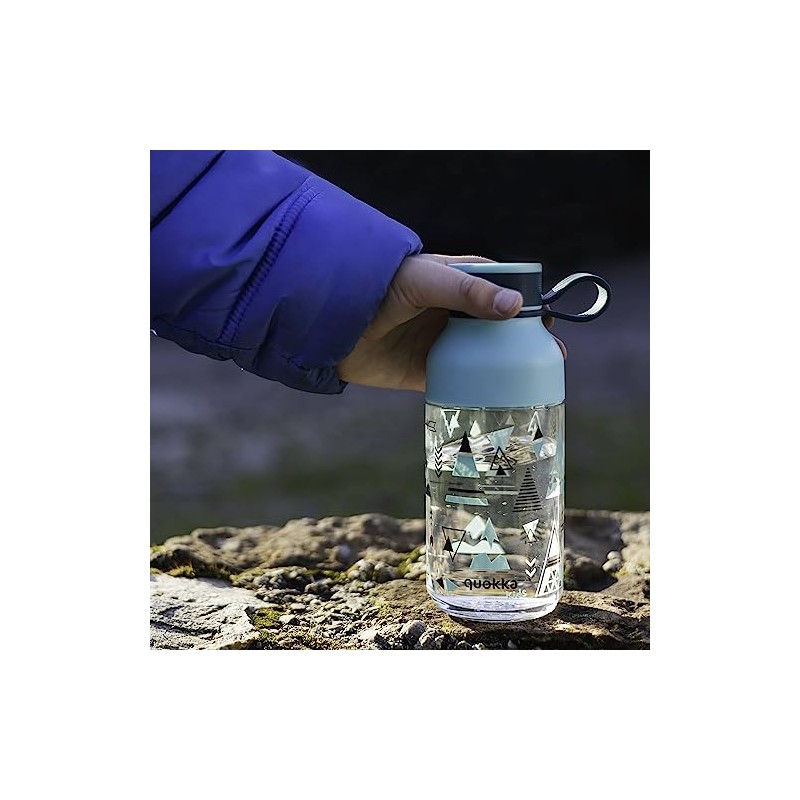 Quokka KIDS BOTELLA TRITAN ICE CON COLGADOR INDIAN 430 ML