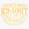 K9 Unit Military Working Dog Canine Window Bumper Sticker Decal