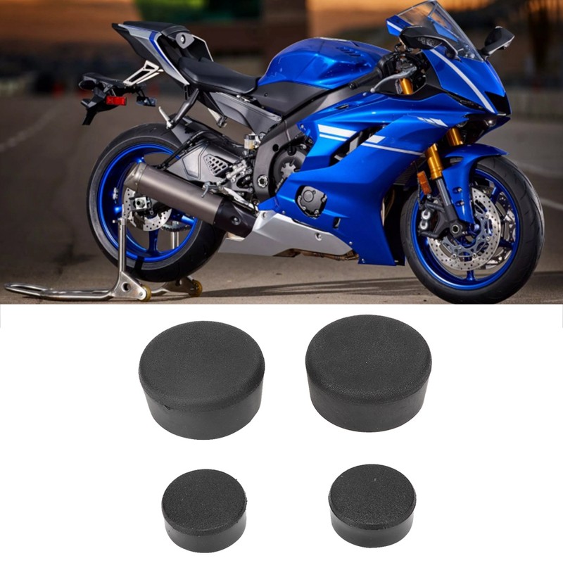 Motorcycle Frame Hole Cover Caps Plug Kit for Yamaha YZF