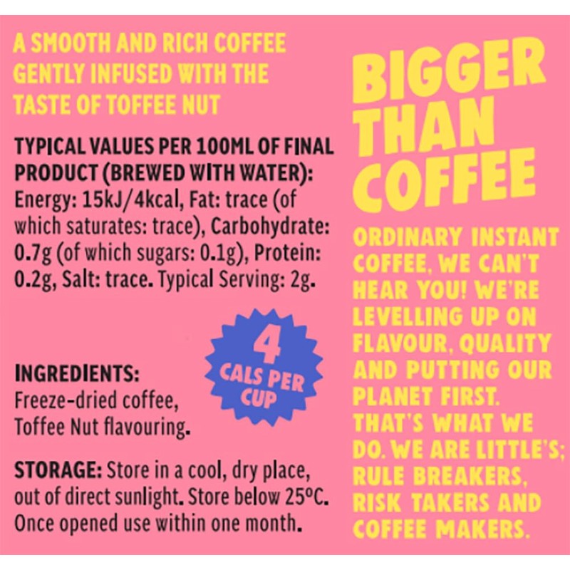 Little’s Flavored Instant Coffee Nut Lovers Gift Set of 3