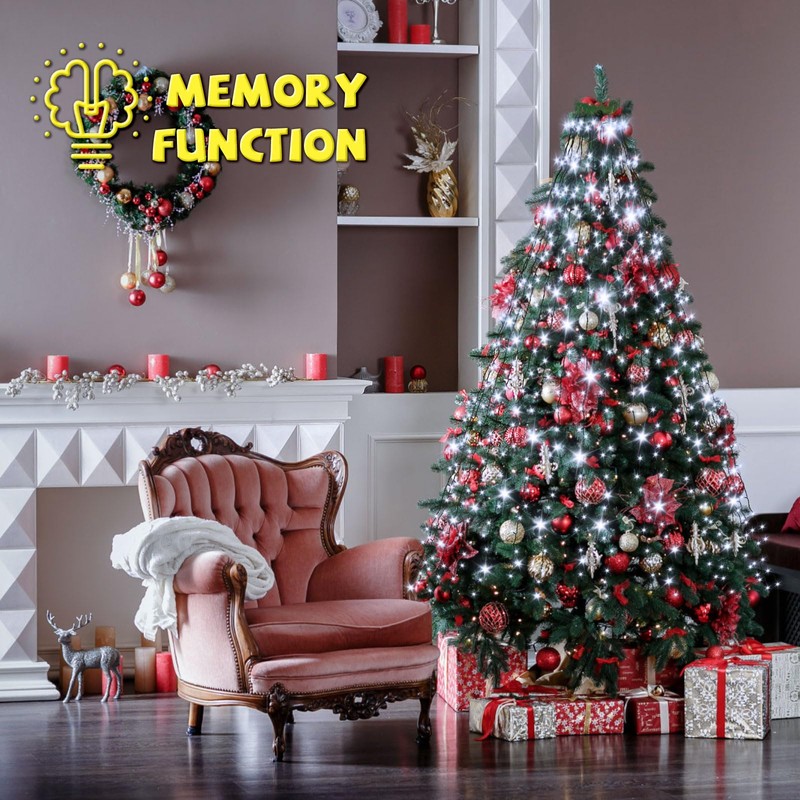 cshare Christmas Tree Lights, 280LED Christmas Lights for Tree with