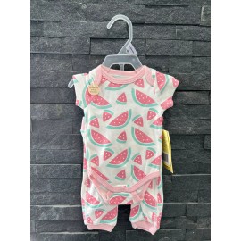 Monica + Andy NWT Monica + Andy Girls Pink White 2 Piece Short Sleeve Pant Set Newborn