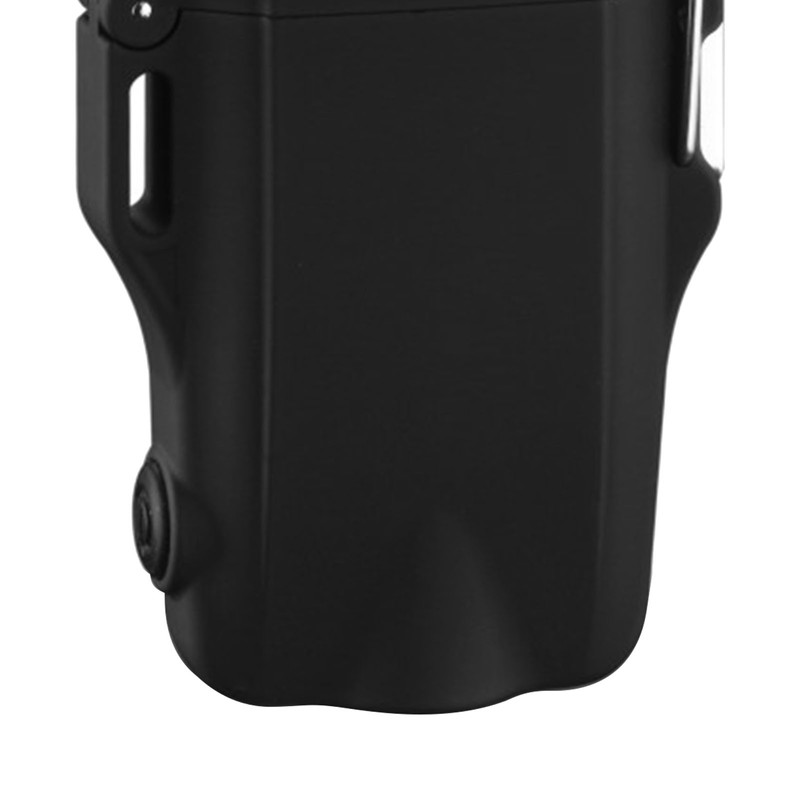 Electric Lighter Lightweight Waterproof Windproof Silent Multifunctional Lighter with Flashlight