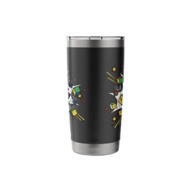 Puzzle Cube Exploding Speed Cubing 80's Youth Vintage Math Stainless Steel Insulated Tumbler