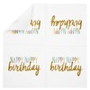 100 unidades fiesta servilletas de cóctel - 5 x 5 inches plegado, Happy Birthday, 100,