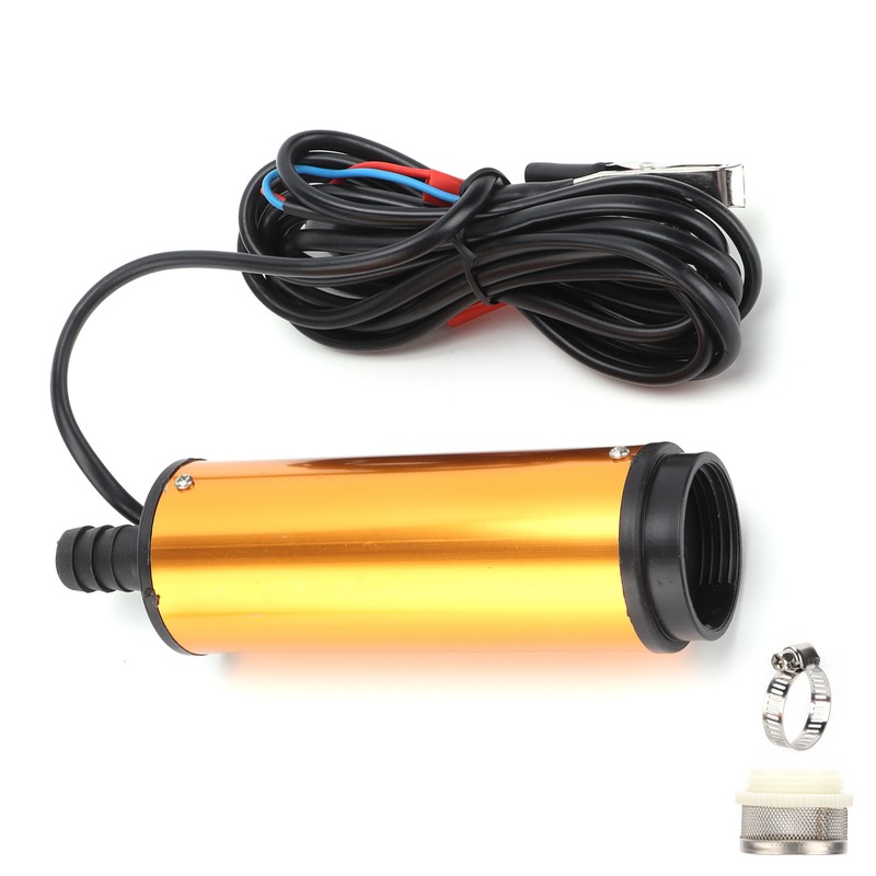 DC 24V Fuel Transfer Pump Electric Portable Mini Aluminium Alloy