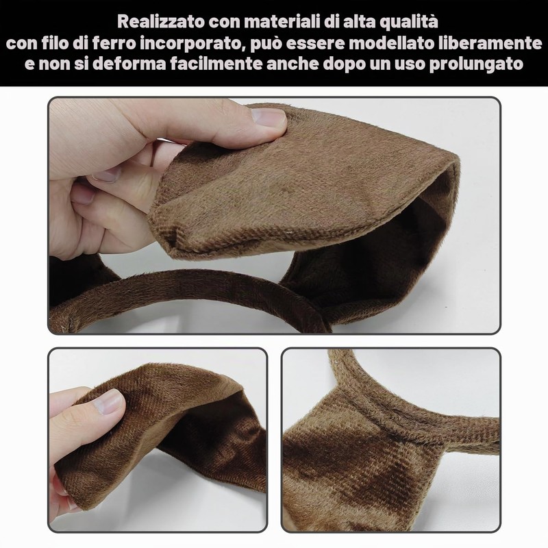 OAOSDH 1 Fascia per La Testa, 1 Coda, 1 Naso,