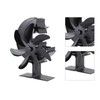 Heat Powered Stove Fan 7 Blade Moon Model Silent Operation