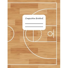 Basketball Composition Notebook: Orange and Black Primary College Rule Notebook K2 Lined Journal, Coach gift ideas, School Supplies, Teacher Appreciation, Back to School Essentials