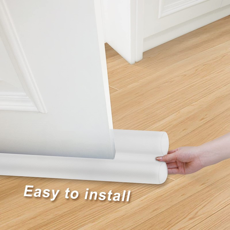 MAXTID White Door Draft Stopper Adjustable 32, 34, 36, up