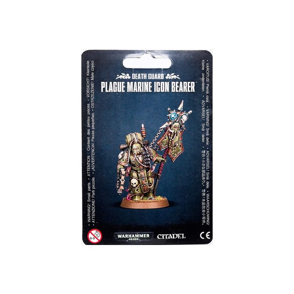 Games Workshop 99070102006" Death Guard Plague Marine Icon Bearer Miniature