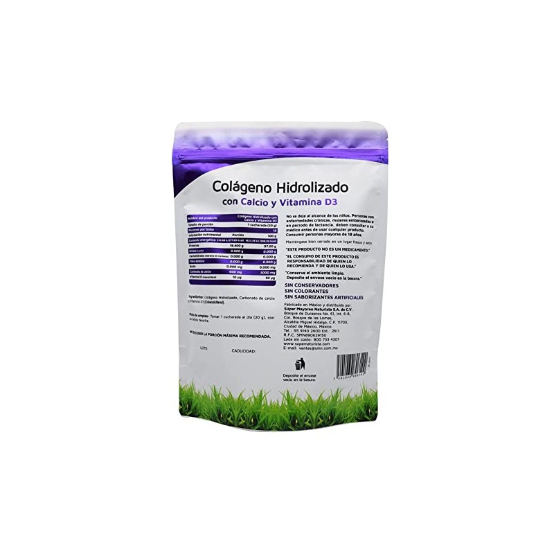 Colágeno Hidrolizado con Calcio y Vitamina D3 Vidanat 300g
