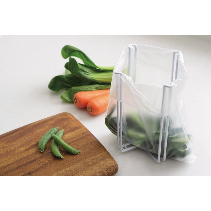 Pearl Metal HB-3595 Kitchen Rack, White, Large, Eco Stand, Kit