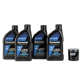 Watercraft Superstore Oil Change Kit for Kawasaki 4 Stroke Jet Skis (Lube & Filter Only)
