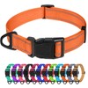 TagME Reflective Nylon Dog Collars, Adjustable Classic Pet Collar with