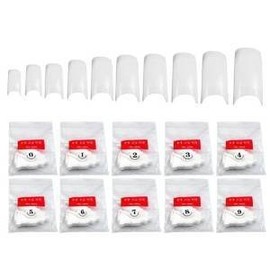Pink Nail Clipper Manicure Tool Acrylic Gel False Nail Clipper/Edge Cutter Tips Nail Professional + 50pcs White French
