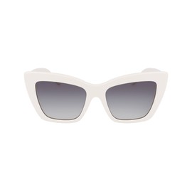 KARL LAGERFELD Women's KL6158S Sunglasses, White, One Size