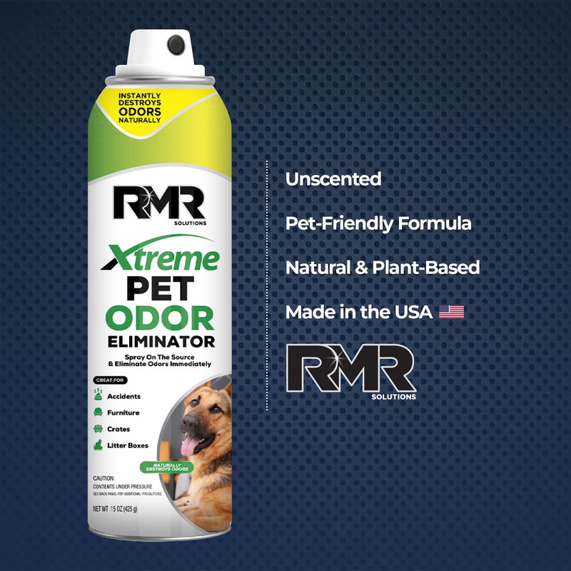 RMR Xtreme Pet Odor Eliminator Spray - Neutralize Strong Urine,