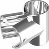 ARBO-INOX Clamp Pipe Clamp T-Connection 90° Punched Stainless Steel A4