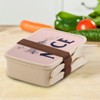 Lunch Box Lunchbox mit Besteck, Rosa – Nice Minimalist Ville