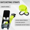 XSTRAP STANDARD Ratchet Tie Down Straps - 4 Pk -