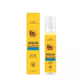 Luxe Organix Aqua Daily Sunscreen with SPF 50+ PA*** UVA/UVB Protection 50ml
