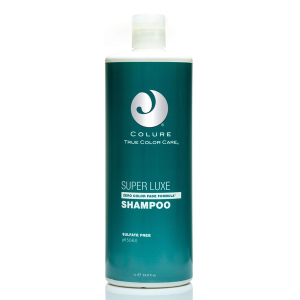 COLURE Super Luxe Shampoo Repairs Dry, Damaged Color-Treated Hair Instantly. A Vegan, Sulfate-Free Shampoo.