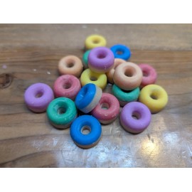 Rainbow Soy Wax Melts Rainbow Donuts 18 Count Warm Cotton Scent