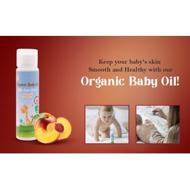 Organic Baby Oil Peach - AZETAbio - 50 ml