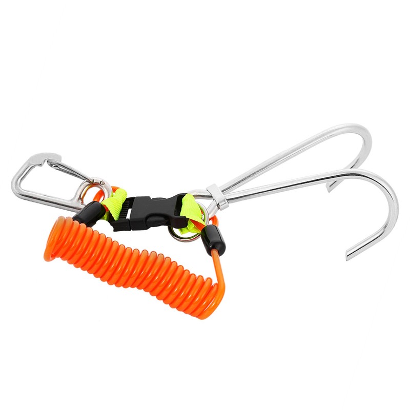 KEEP DIVING Stainless Steel Reef Hook Diving Safety Accessories (Orange)