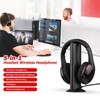 5 in 1 Hi-Fi Wireless Cordless Headphones Headset with Mic