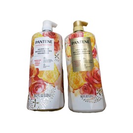Pantene Essential Botanicals Shampoo  Conditioner Set Moroccan Rose 38.2 Oz Each
