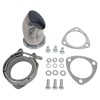 Summit Racing 3" Exhaust Pipe V-Band Turndown Dump Kit SUM-670335