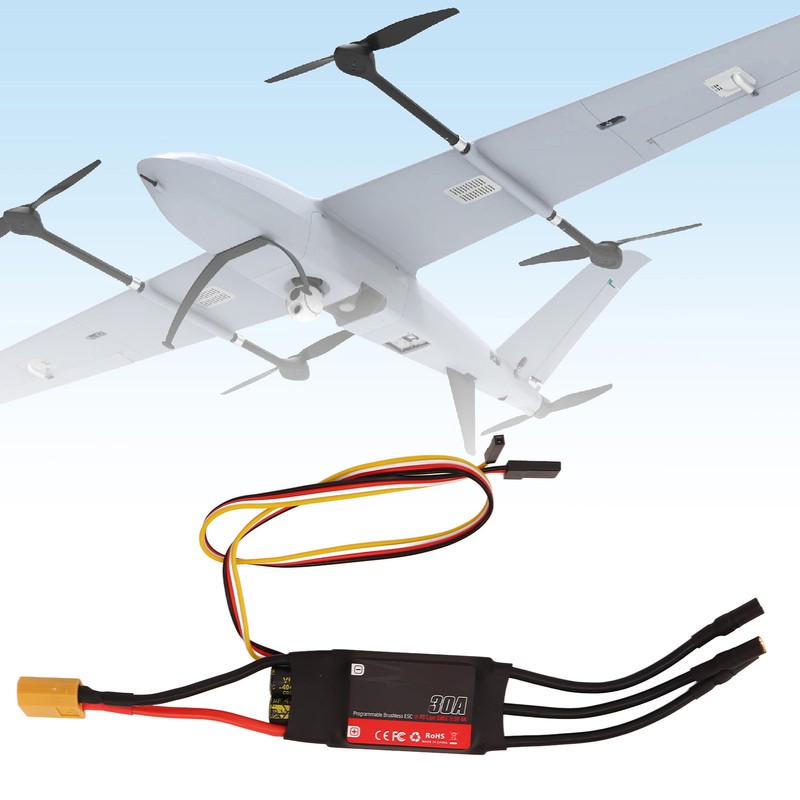 30A RC Aircraft ESC Programmable 5.5V 4A BEC 32bit Brushless