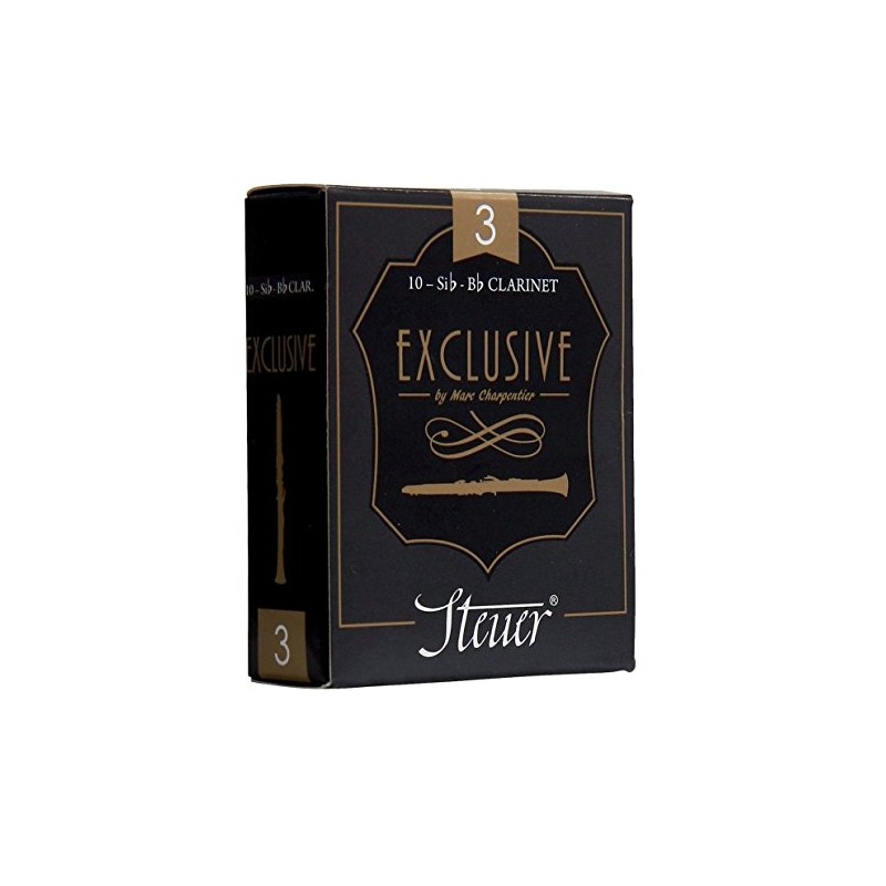 Steuer Reeds BB Clarinet Exclusiv Pack of 10 Size 2
