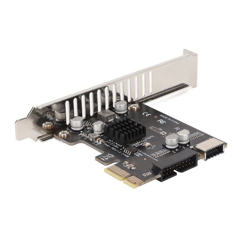Expansion Card PCIE to USB 19Pin Good Conductivity One Piece