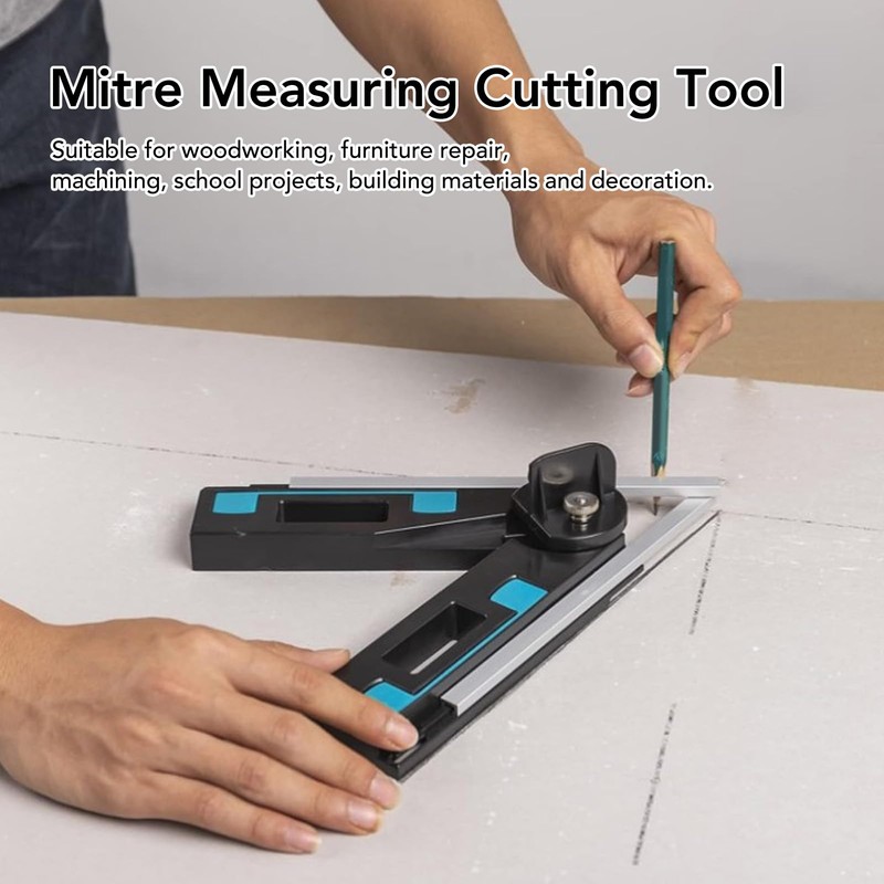 Angular Bevel Gauge for Mitre Saws, 30-180° Bevels Cutting Tool