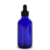 Vivaplex, Cobalt Blue, 4 oz Glass Bottles, with Glass Eye