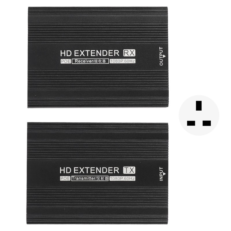 HD Multimedia Interface Extender 656ft 1080P Distortion Free POE Single